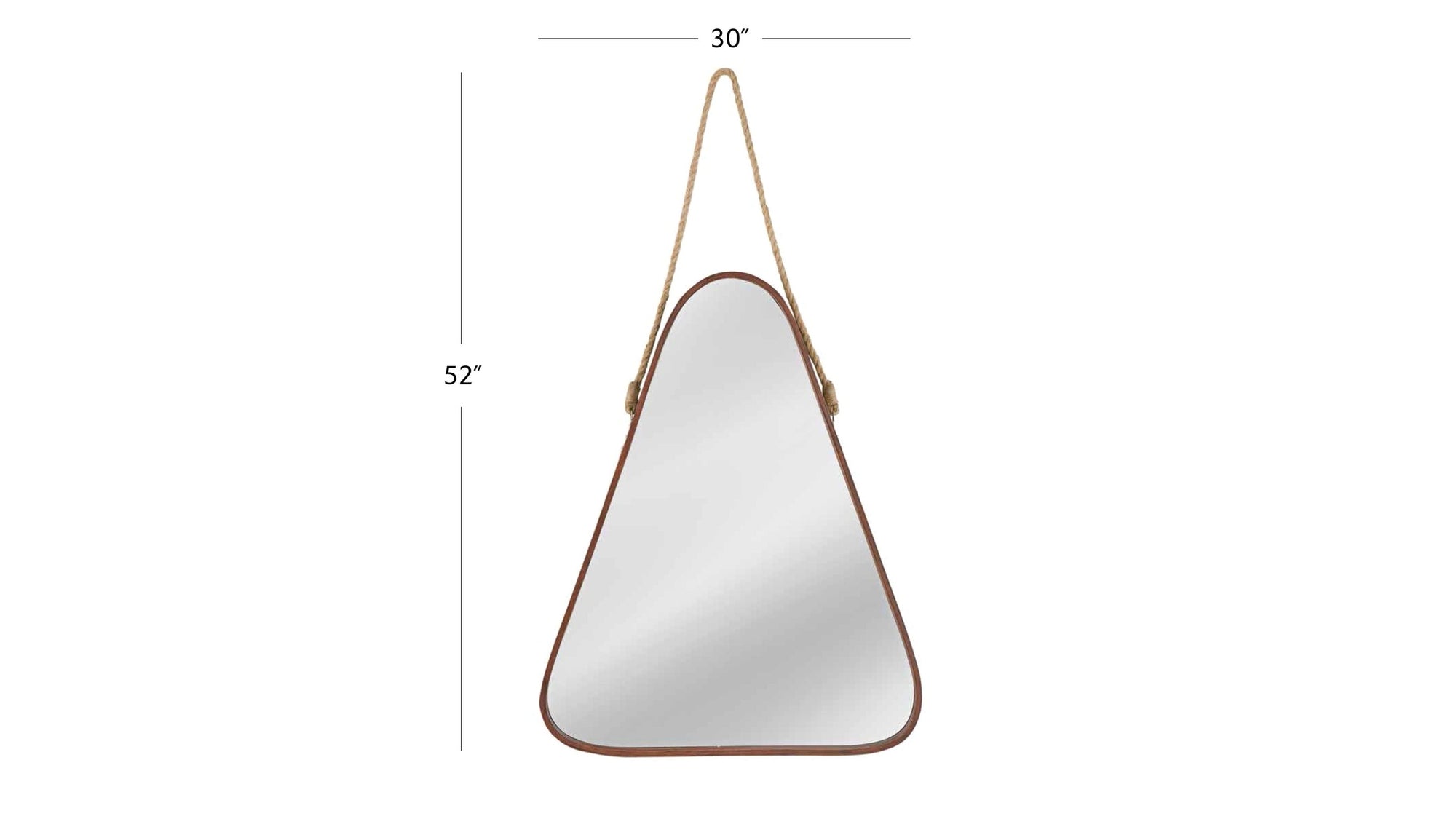 Standish - Wall Mirror - Light Brown