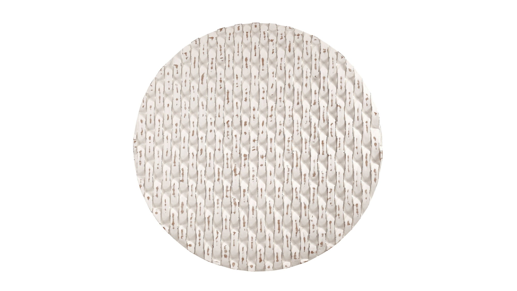 Inaya - Wall Art - Distressed White