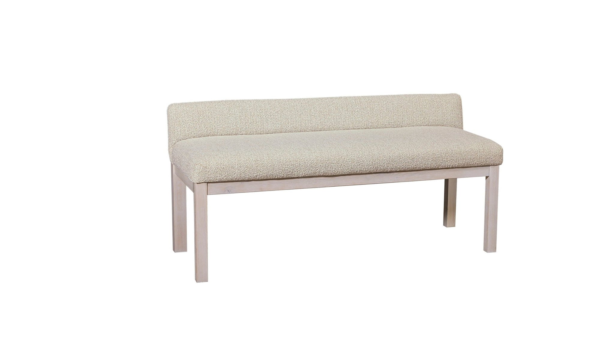 Joinery - Upholstered Bench - Washed White Oak