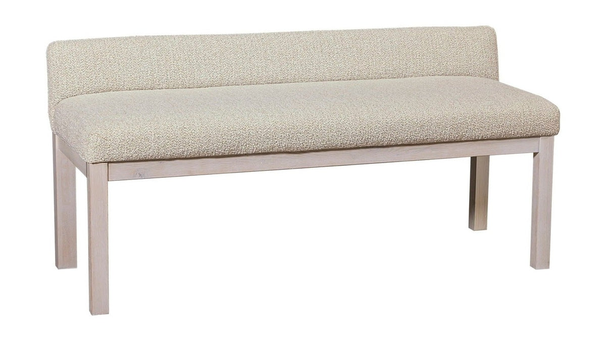 Joinery - Upholstered Bench - Washed White Oak
