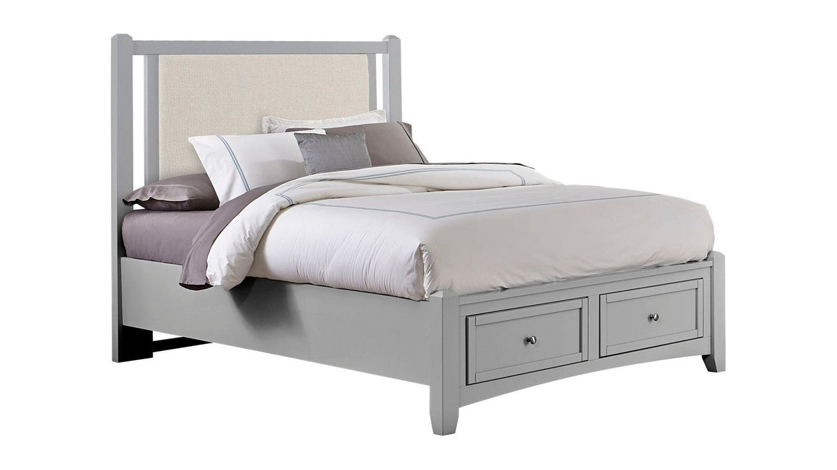 Bonanza - Linen Upholstered Bed With Storage Footboard