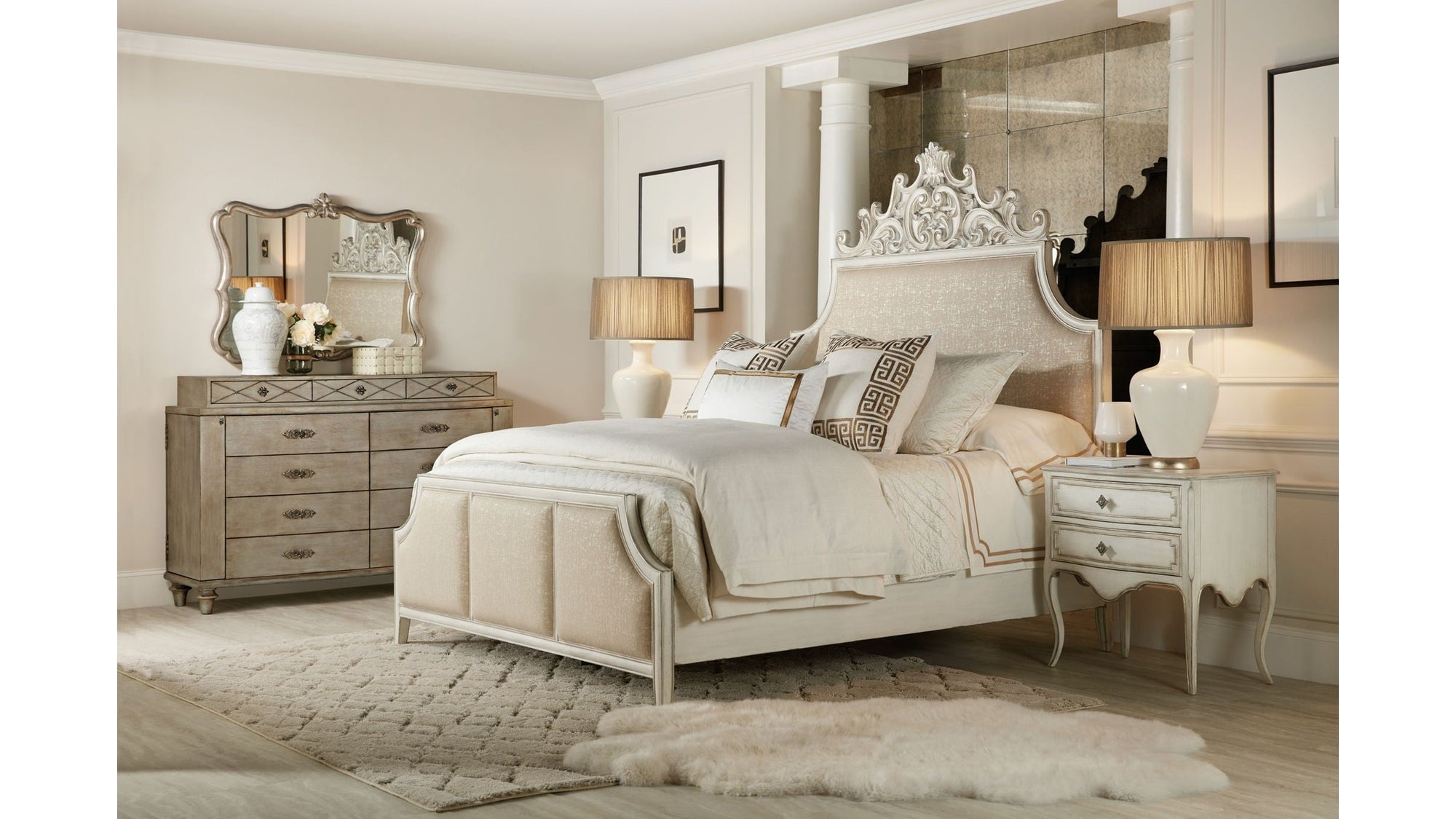 Sanctuary 2 - Coco En Blanc Nightstand - Beige