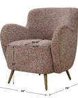 Gemstone - Toned Accent Chair - Confetti