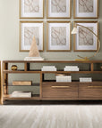 Eleana - Entertainment Console - Medium Wood
