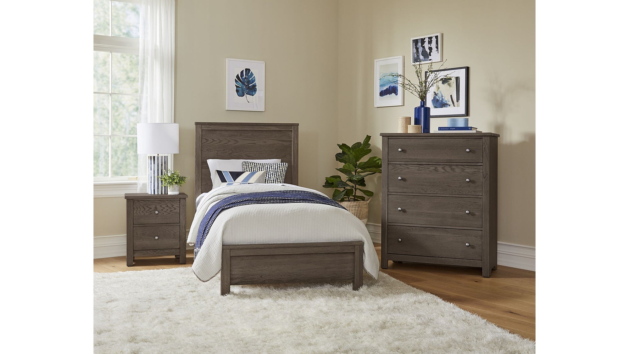 Fundamentals - 2 Drawer Nightstand
