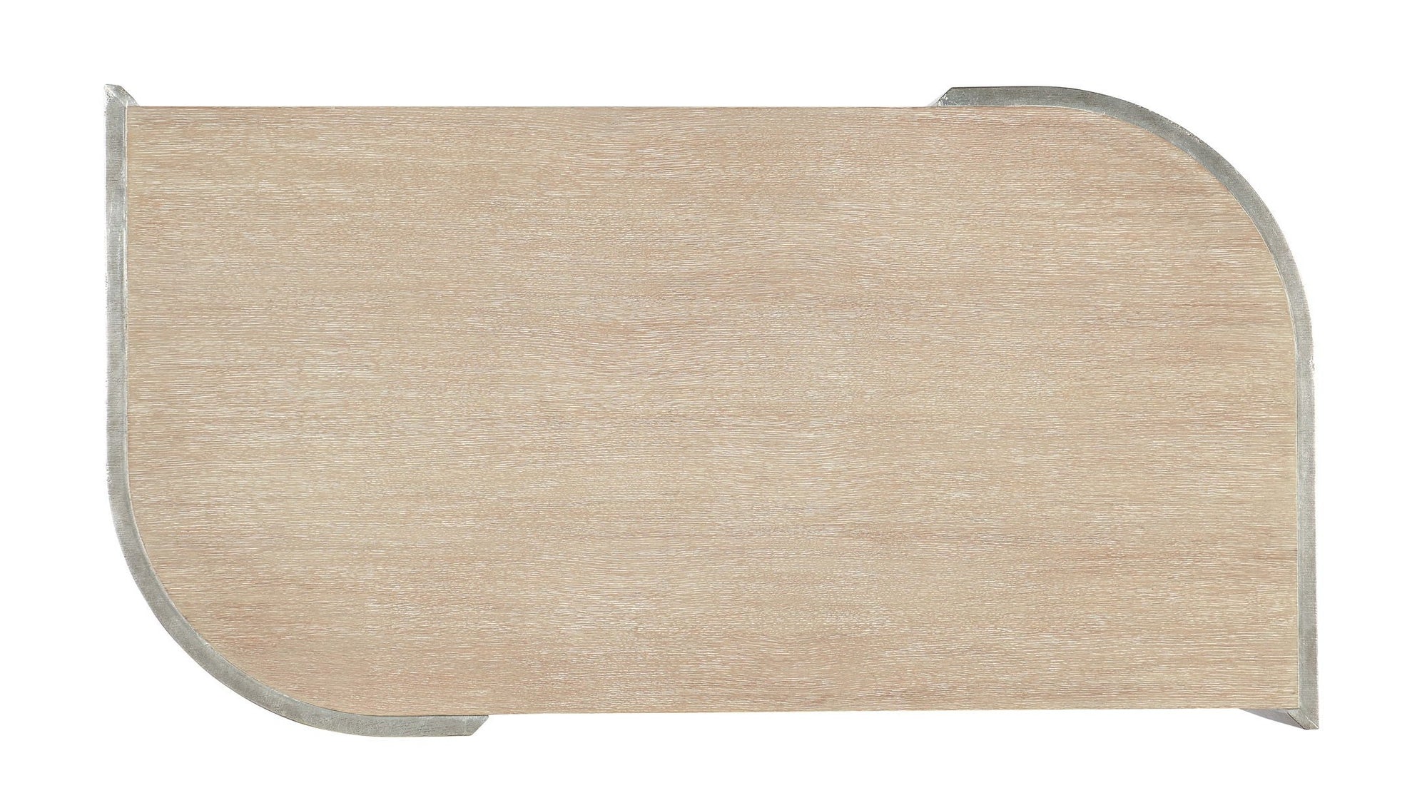 Melange - Silverfrost Cocktail Table - Pearl Silver