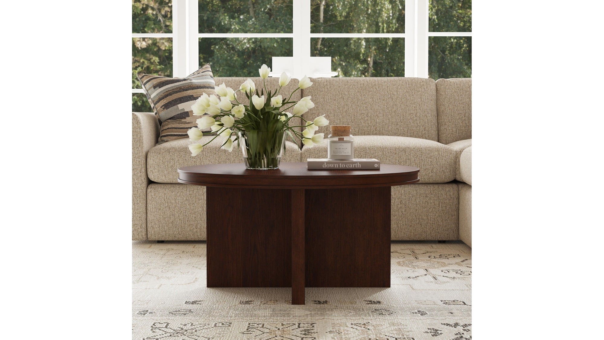 Waterfall - Round Coffee Table