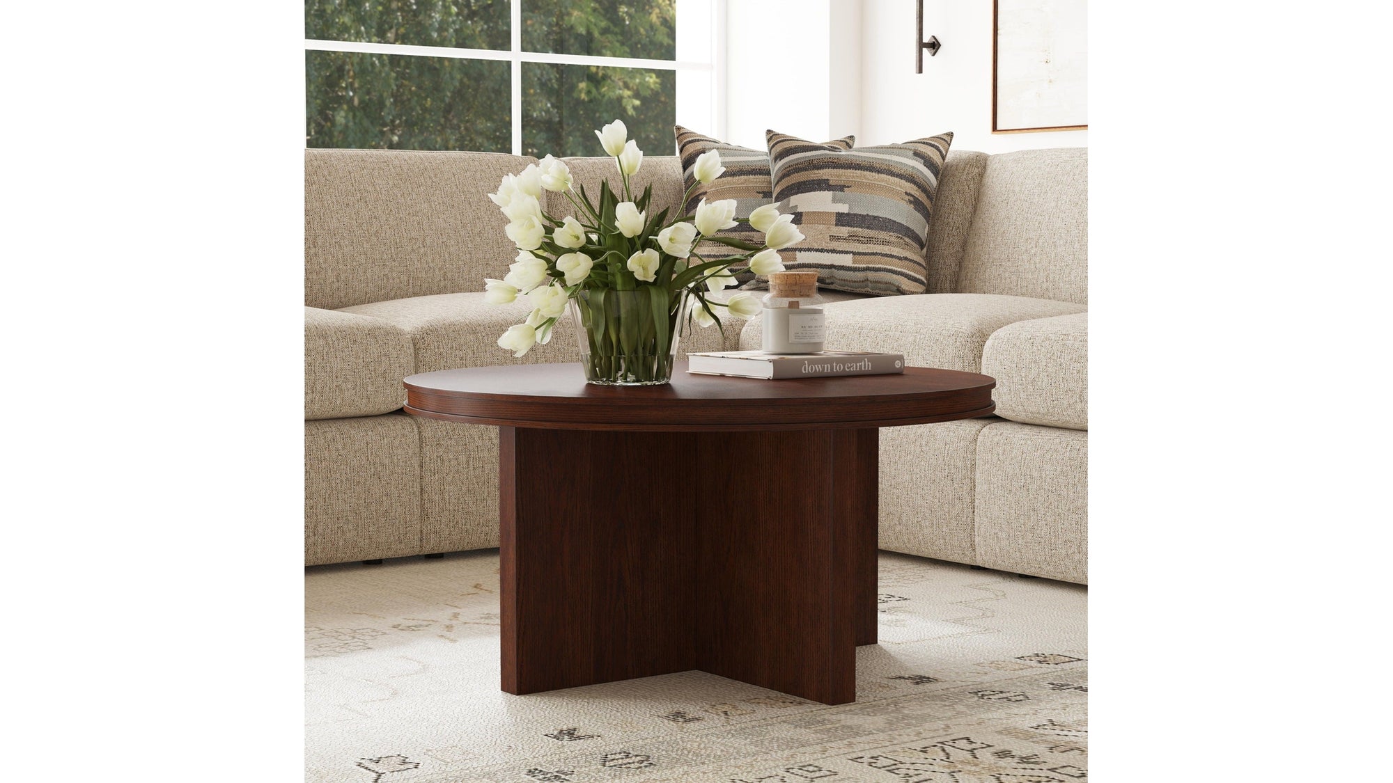 Waterfall - Round Coffee Table