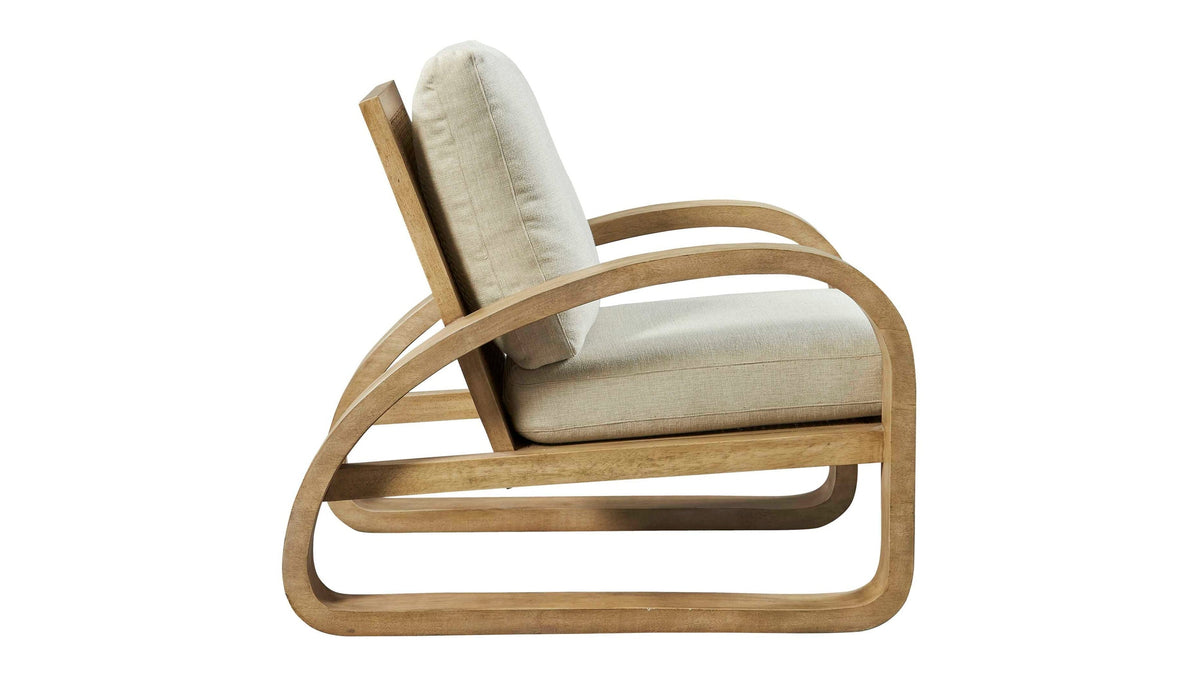 Barbora - Wooden Accent Chair