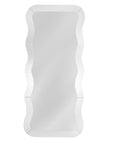 Wave - Floor Mirror - White