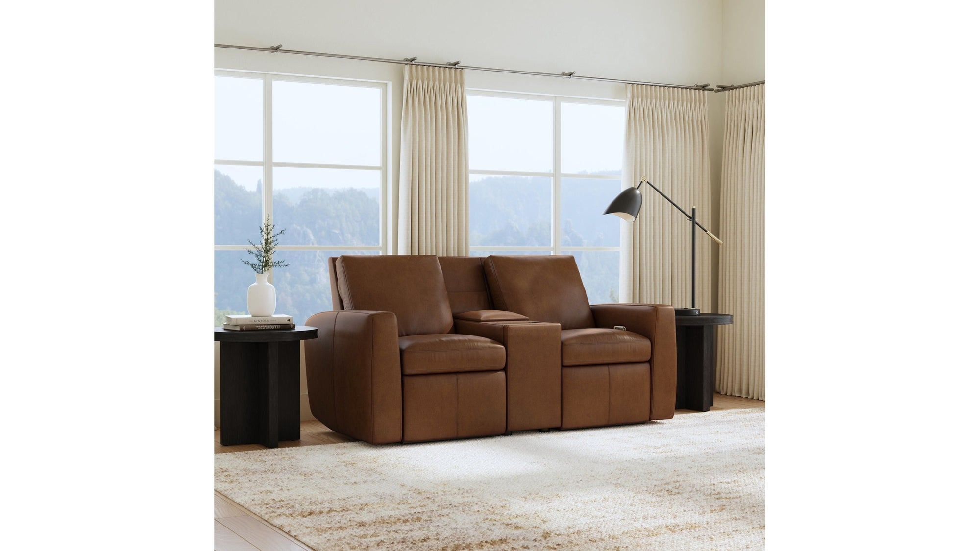 Aria - Power Reclining Loveseat With Console