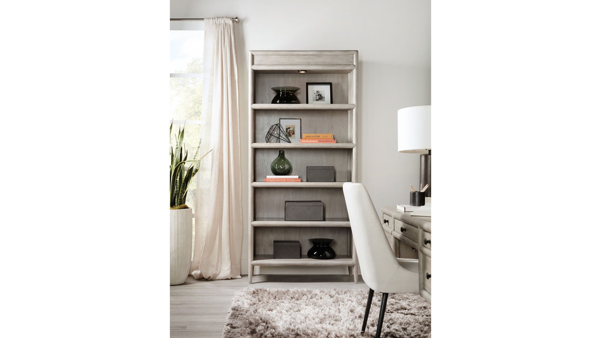 Burnham - Bookcase - Gray