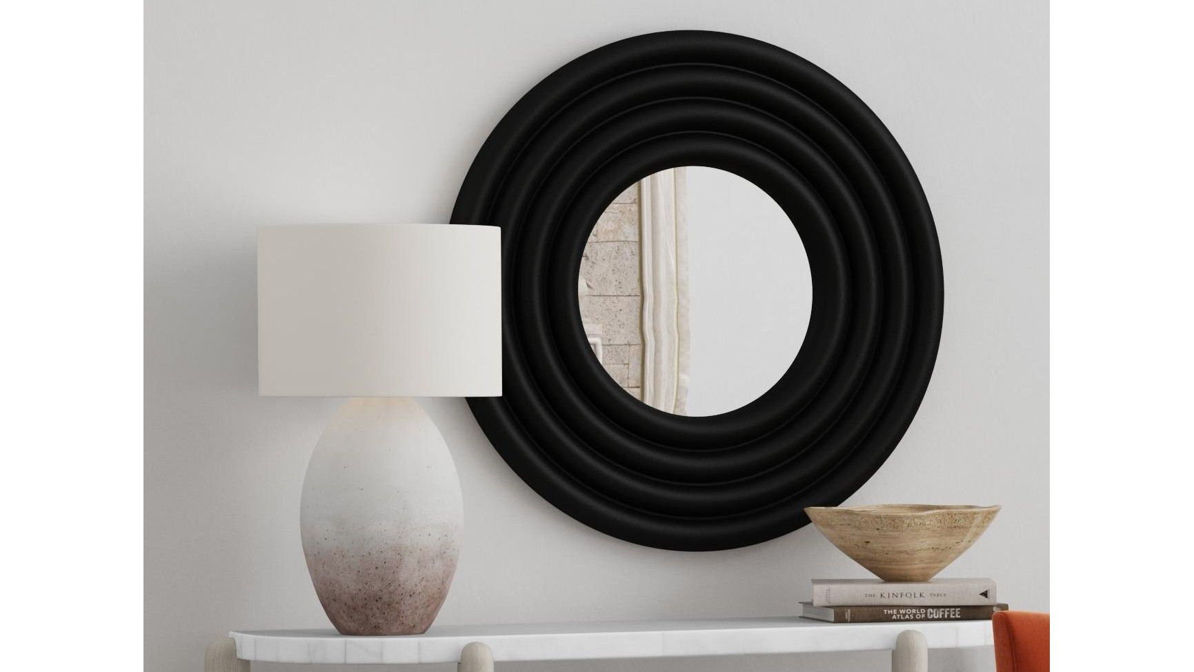 Centauri - Wall Mirror - Matte Black