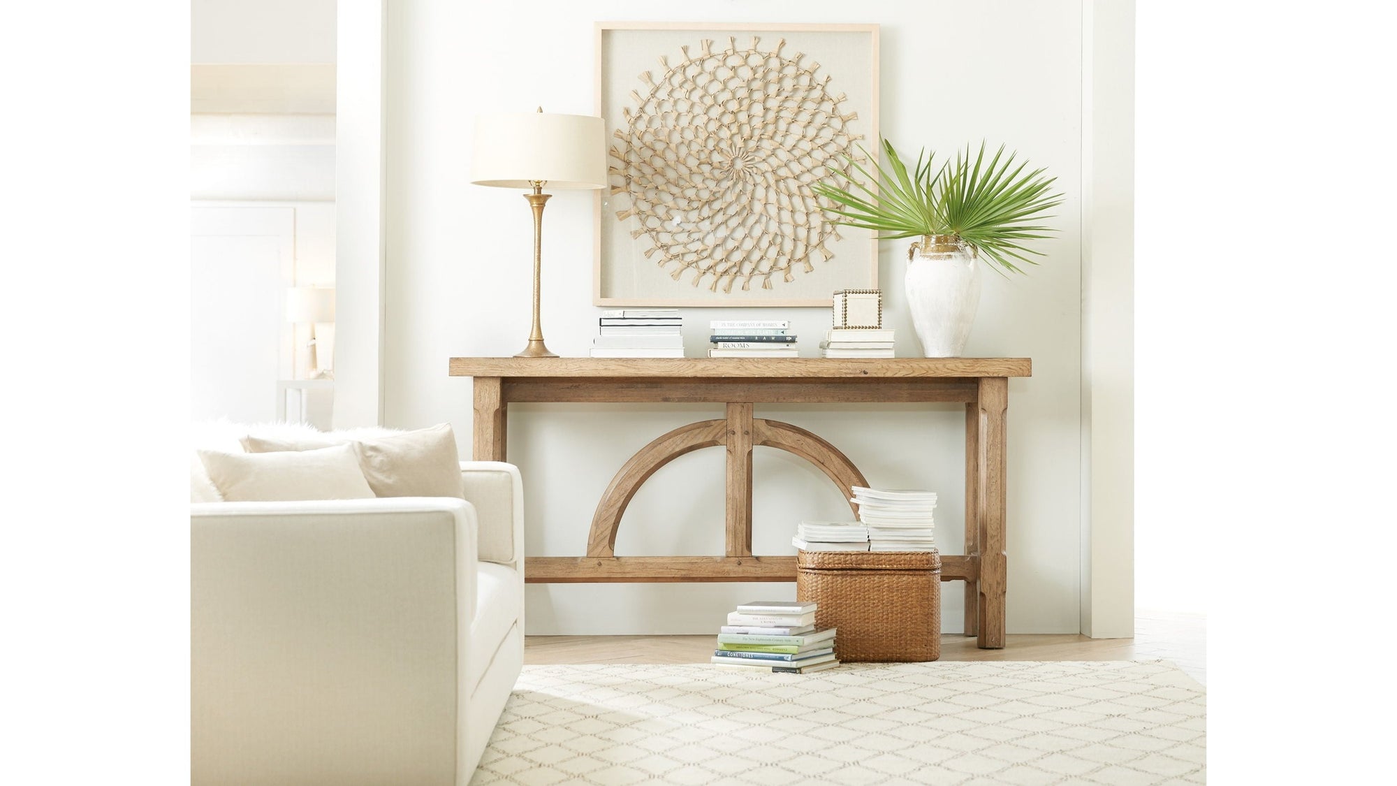 Commerce And Market - Console - Light Wood