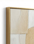 Golden Contour Framed Canvas Set of 2 - Gold