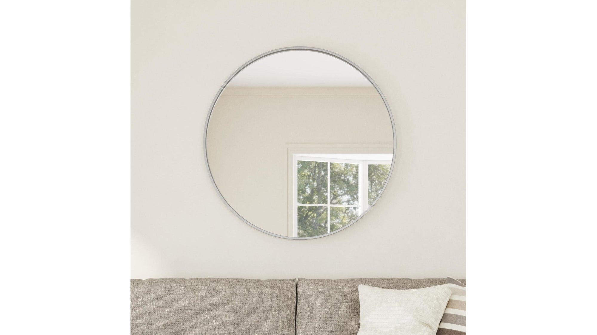 Portia - Wall Mirror - Silver