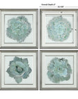 Natural Beauties - Botanical Prints (Set of 4) - Light Blue