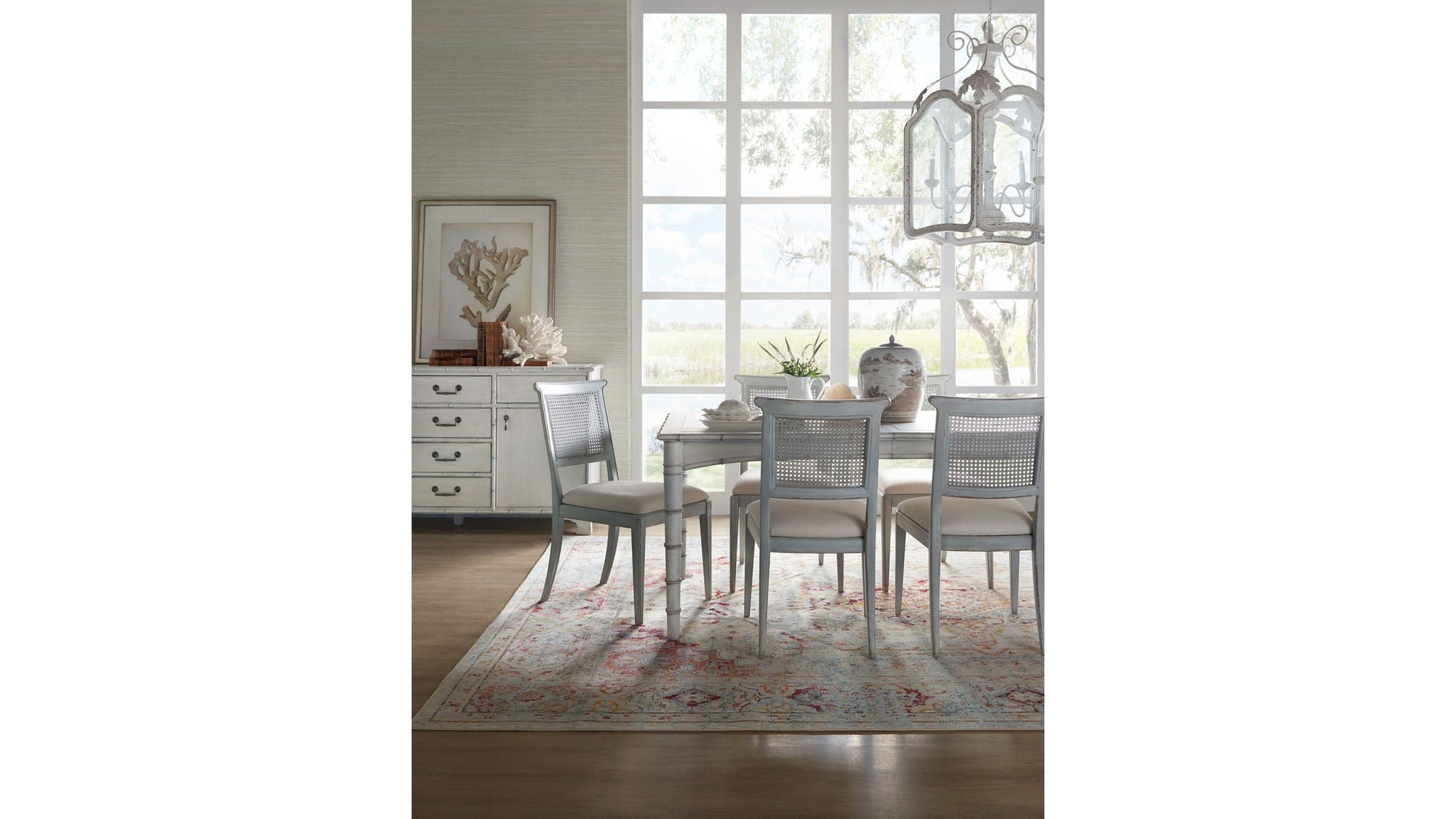 Charleston - Rectangle Dining Table With 1-20" Leaf - White