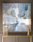 Meditation - Modern Art - Blue