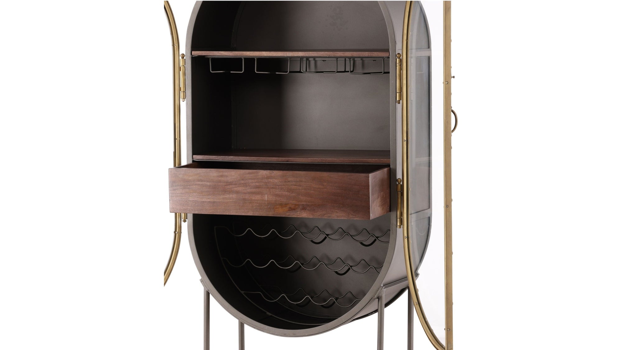 Eclipse - Bar Cabinet - Dark Brown