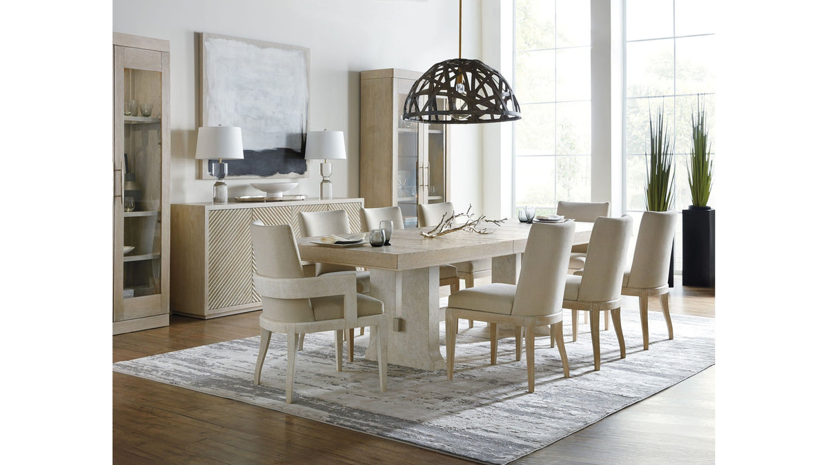 Cascade - Upholstered Arm Chair Set of 2 - Beige