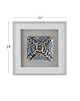 Roselle Canvas Art - Pearl Silver