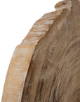 Wood Sculpture - Light Brown / Black