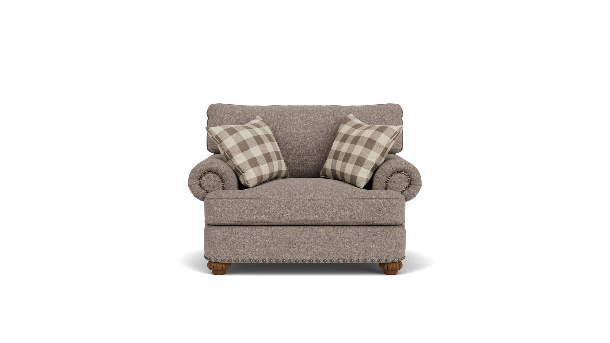 Patterson - Fabric Chair, Nailhead Trim