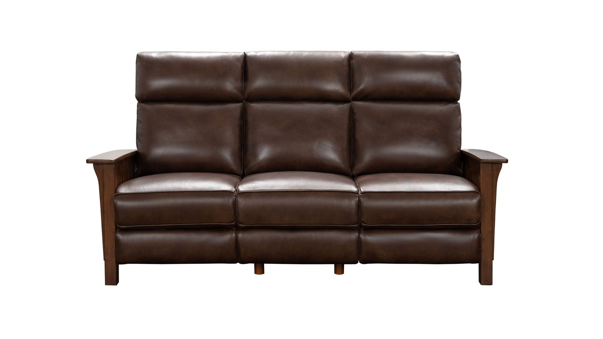 Artisan - Sofa-Recliner With Power, Power Headrest - Dark Brown