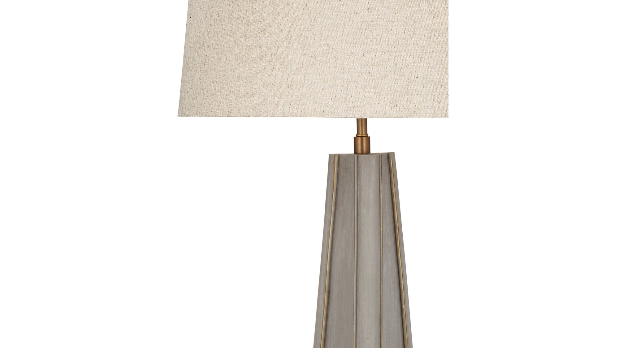 Moreland - Table Lamp - Antique Gray / Gold Highlights