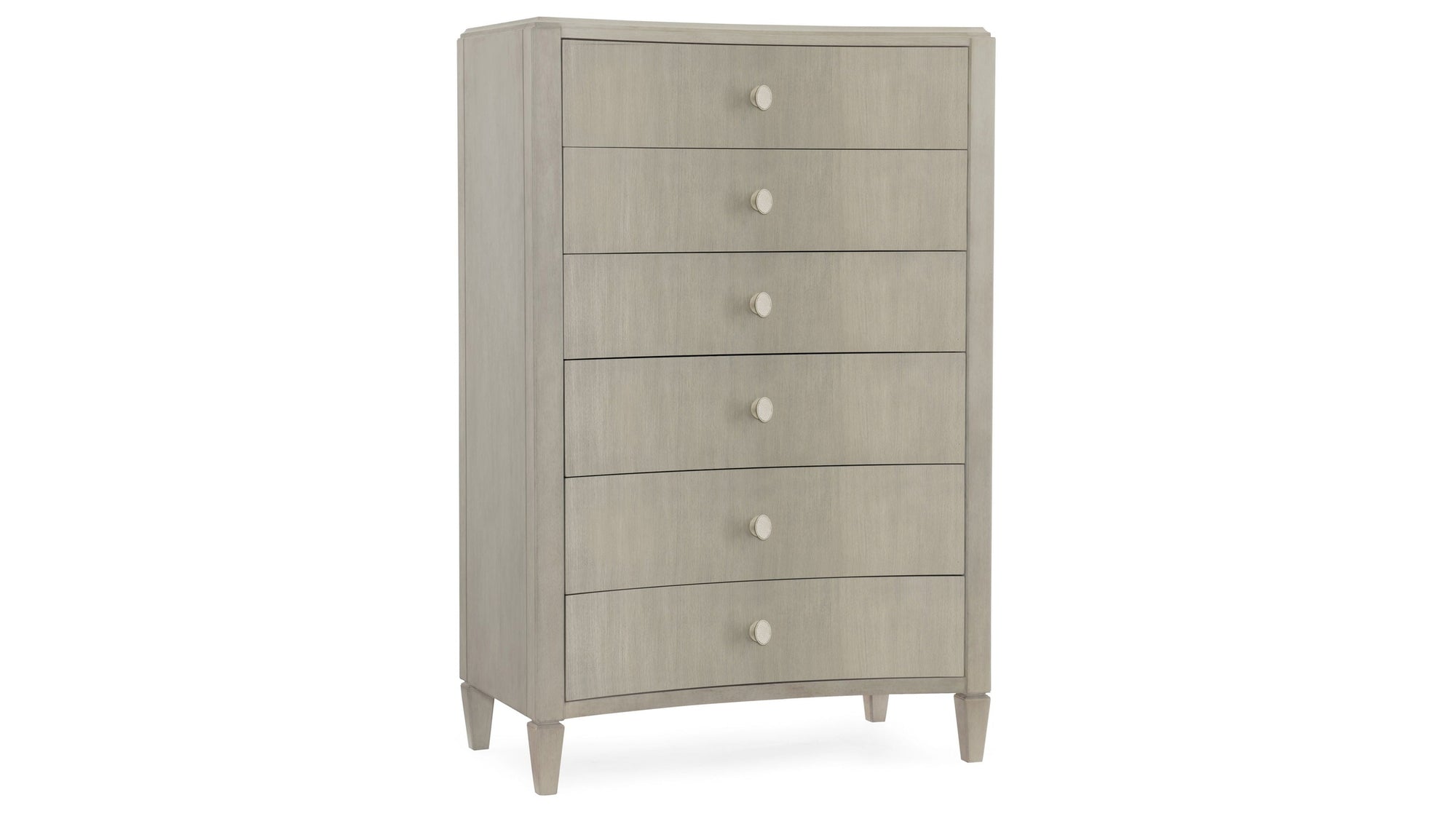 Elixir - 6-Drawer Drawer Chest - Pearl Silver