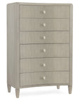 Elixir - 6-Drawer Drawer Chest - Pearl Silver