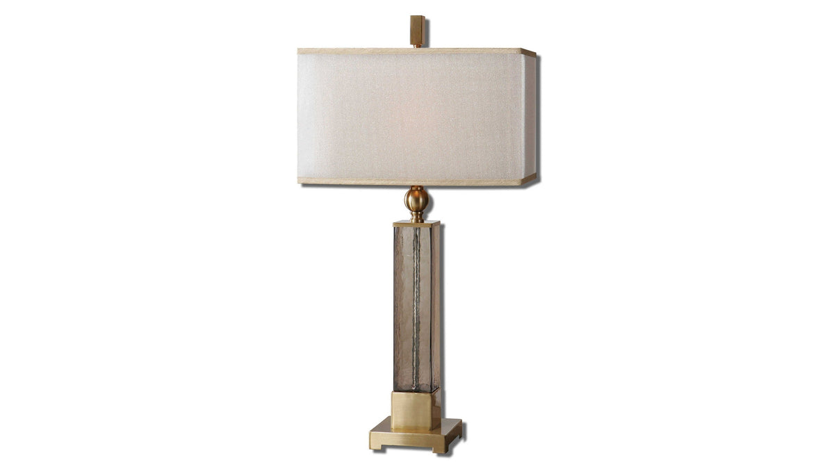 Caecilia - Glass Table Lamp - Amber