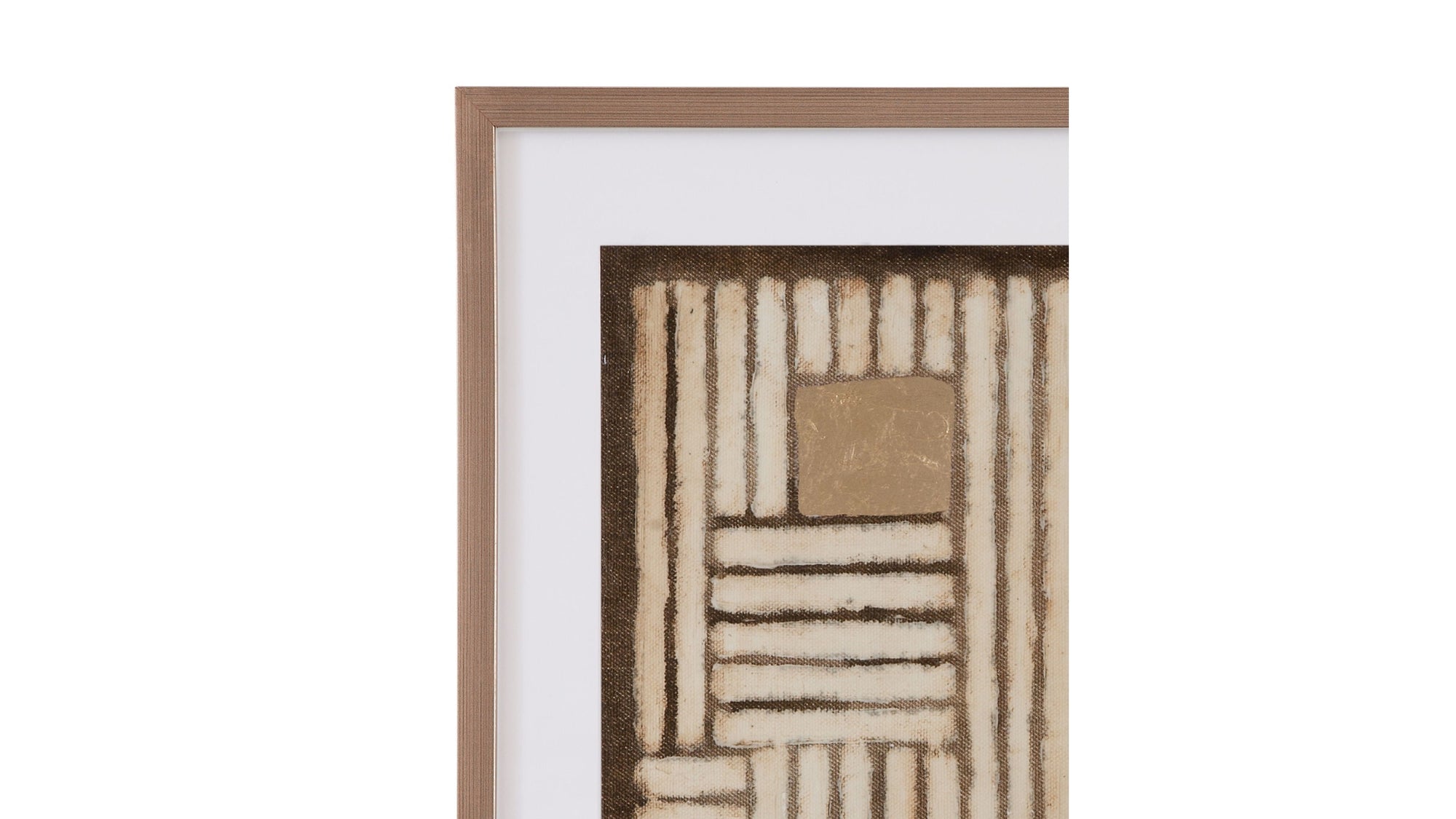 Purlin II Framed Print - Brown