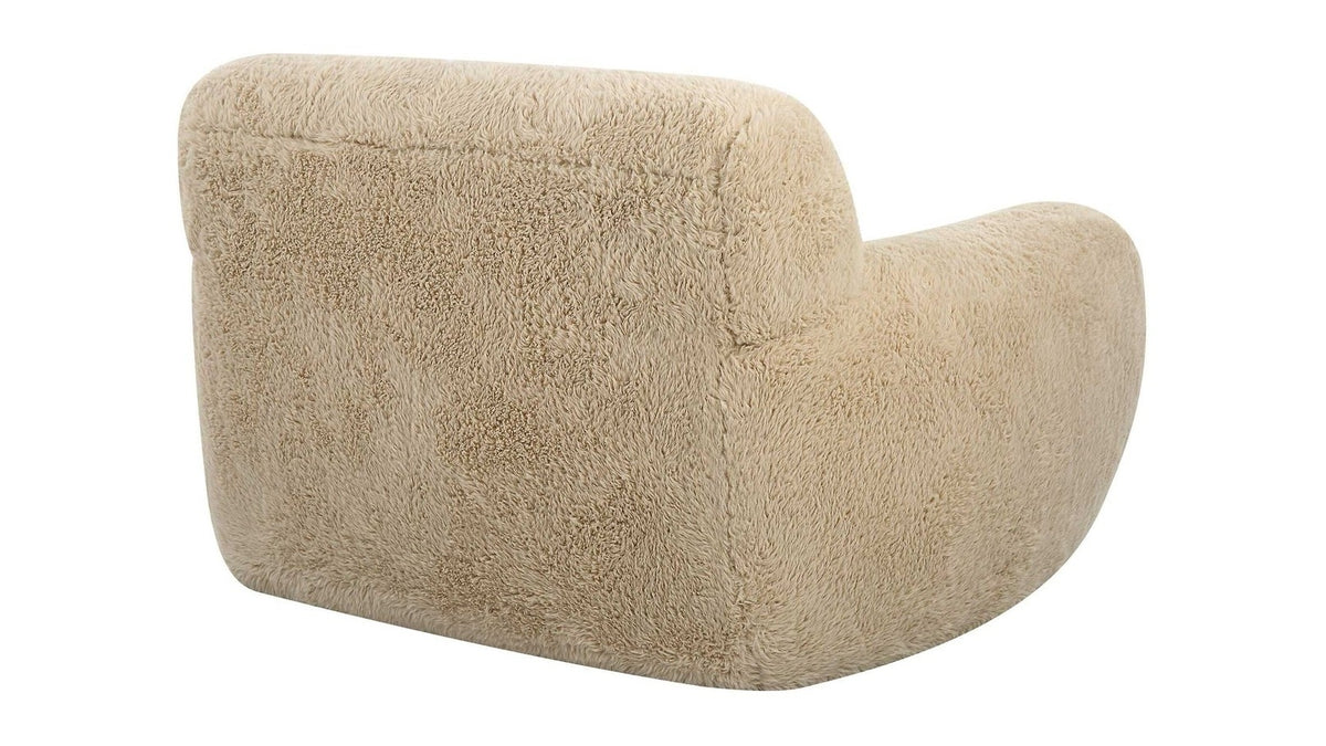 Abide - Sheepskin Accent Chair - Beige