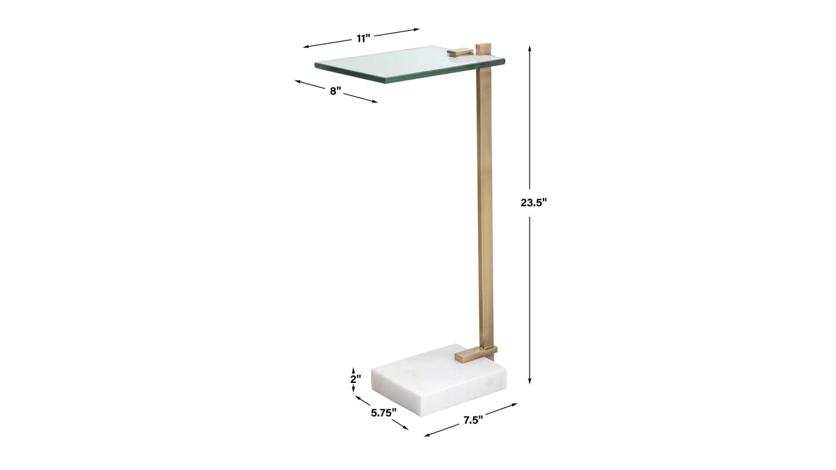 Butler - Accent Table - Brass