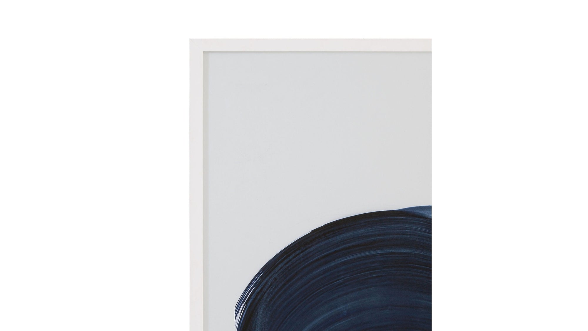Passing Waves IV Framed Print - Blue