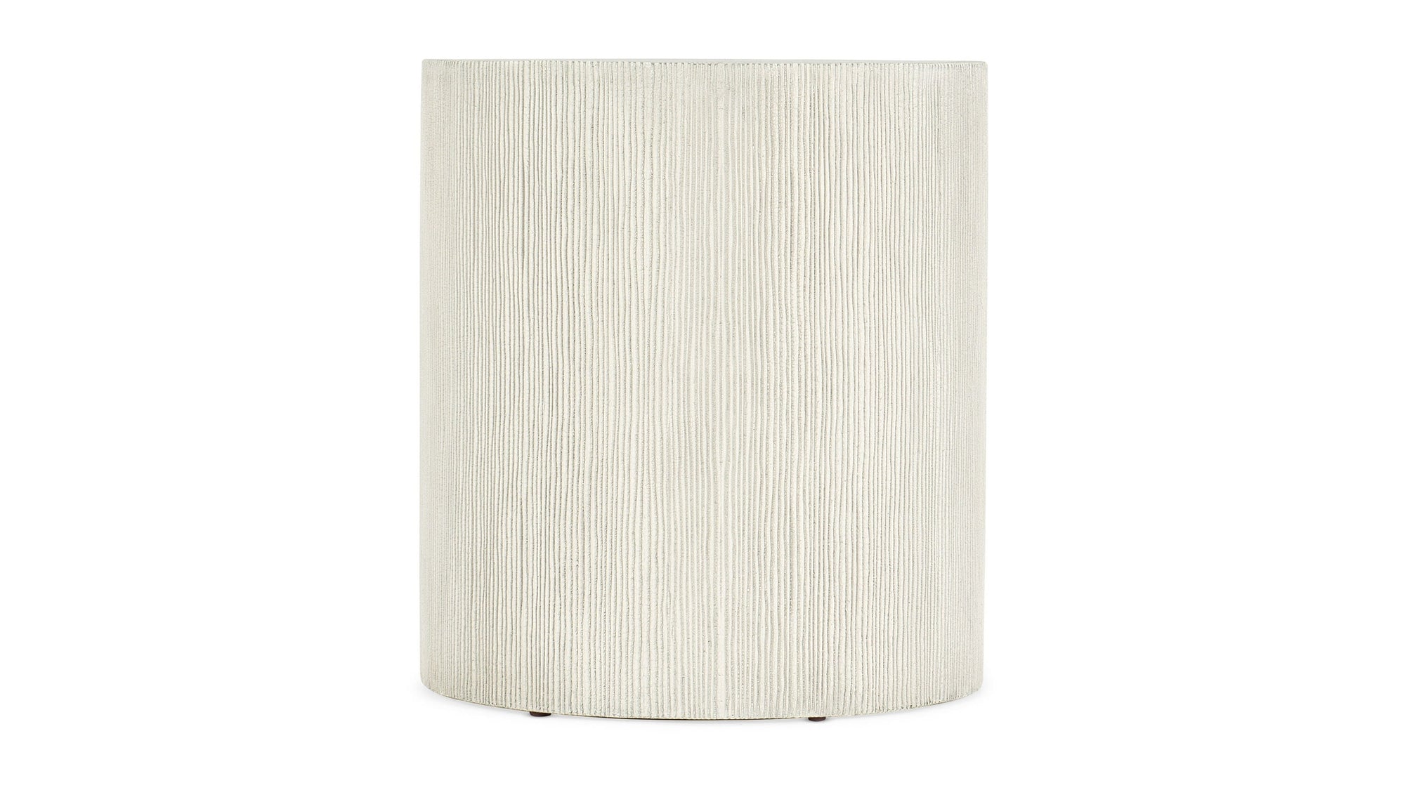 Serenity - Swale Round Side Table - White
