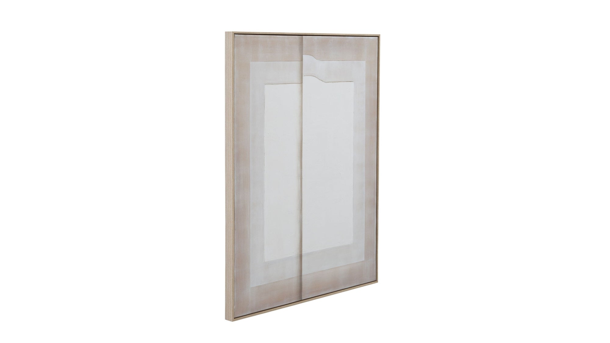 Fold II Canvas Art - Natural