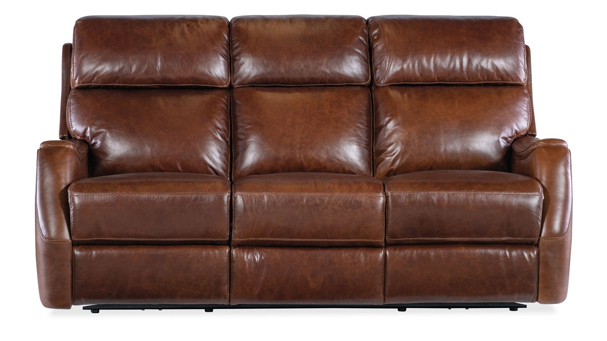 MS - Harlan Zero Gravity Power Sofa With Power Headrest - Dark Brown