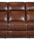 MS - Harlan Zero Gravity Power Sofa With Power Headrest - Dark Brown