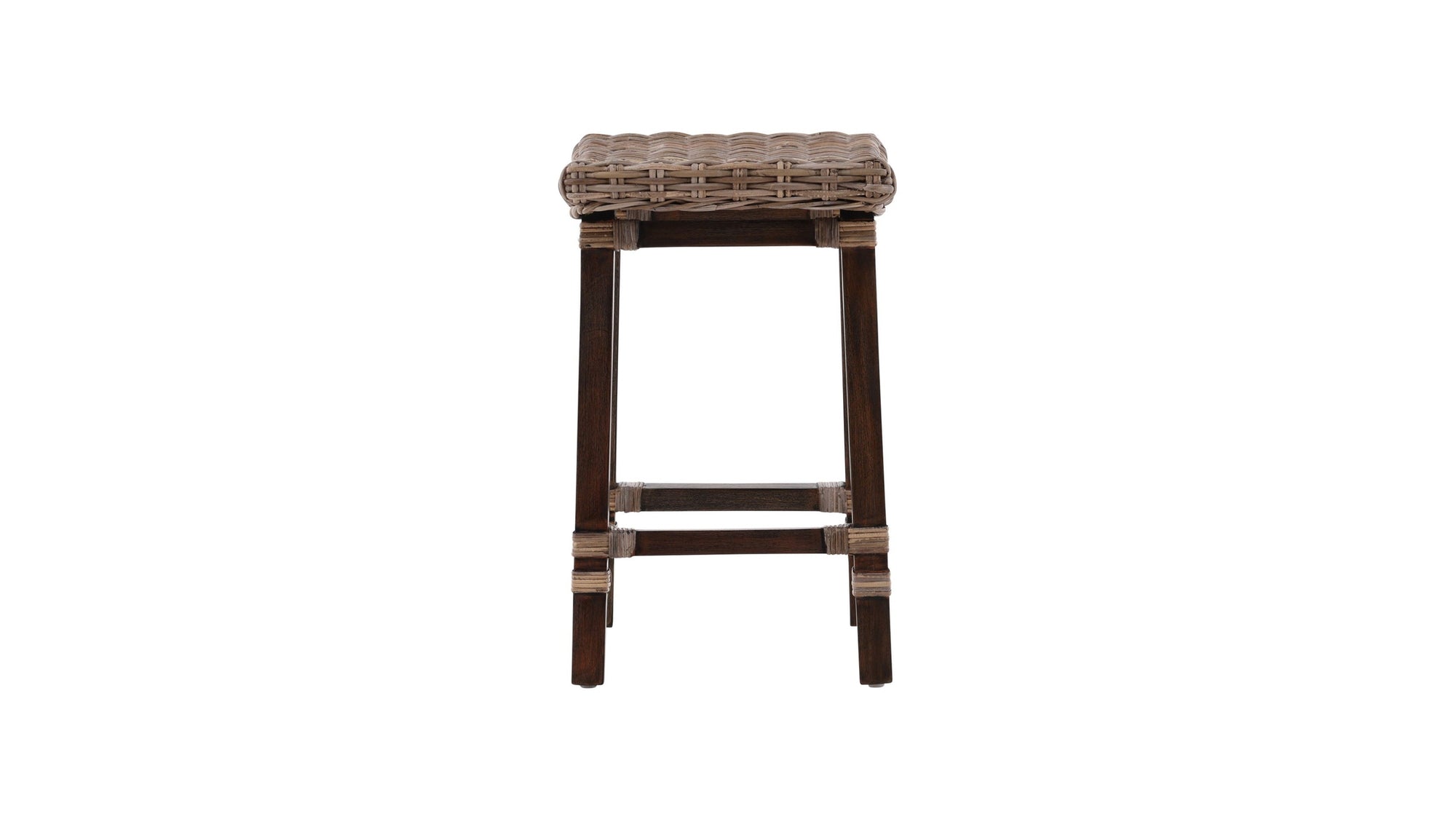 Country - Woven Kubu Counter Stool - Brown