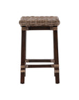Country - Woven Kubu Counter Stool - Brown