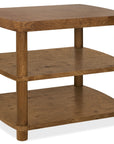 Melange - Romano End Table - Light Brown