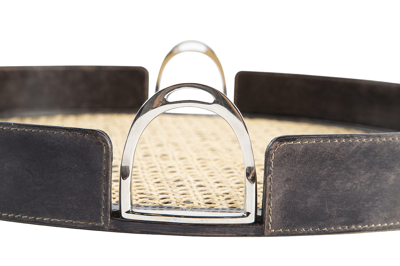 Derby - Tray - Dark Gray / Beige