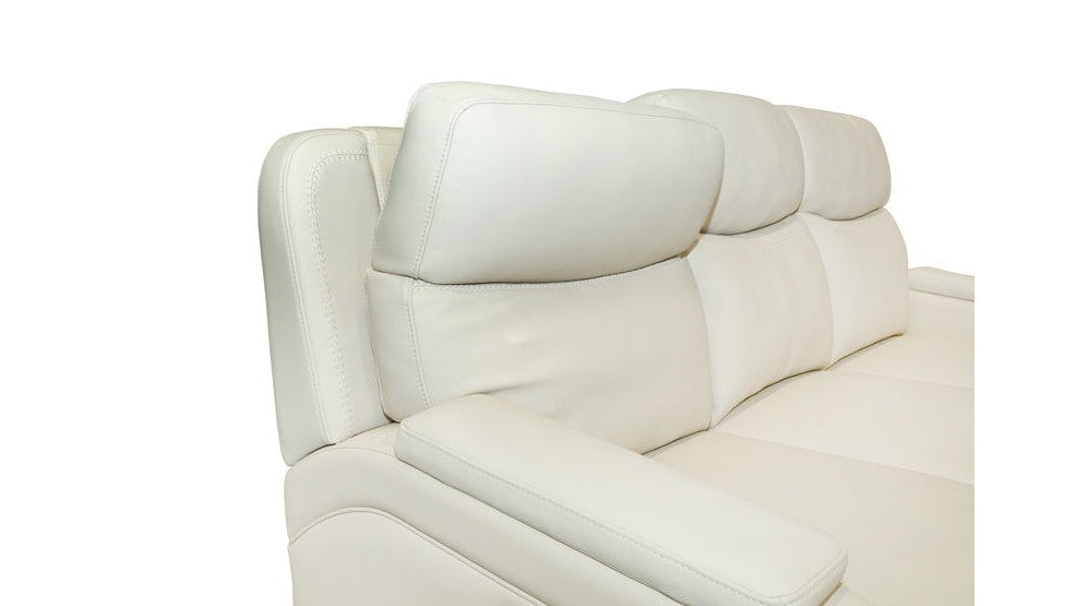 Gunner - Sofa Recliner With Power And Power Headrest - Almond