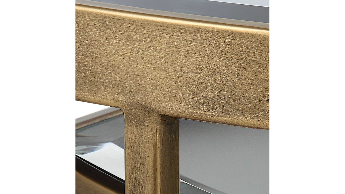 Vista - Nesting Tables Set of 2 - Gold
