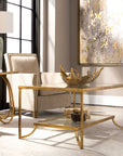 Katina - Leaf Coffee Table - Gold