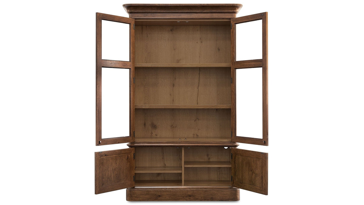 Cashiers - Display Cabinet - Chestnut