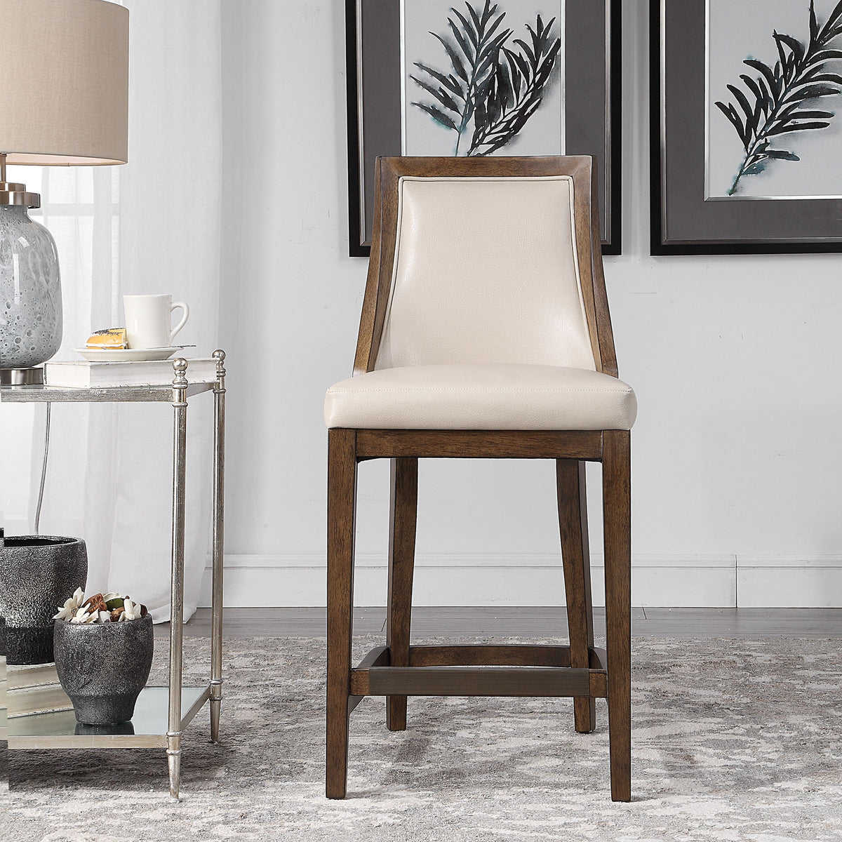 Purcell - Counter Stool - Beige